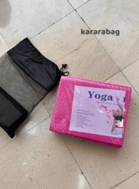 مت یوگا تاشو ۶ میل TPE طرح دار